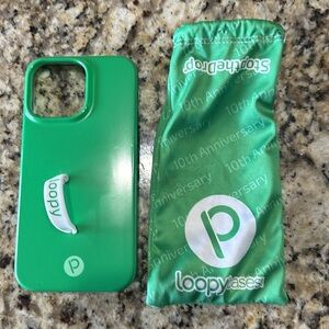 Loopy green loopy case Righty used for iPhone 14 Pro Max limited edition.